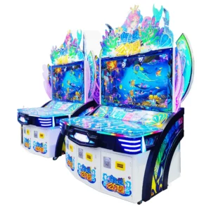 Kuliku Croc Cash Pro high-revenue ticket redemption arcade game, two machines per set, size 44.1" × 73.6" × 96.5"