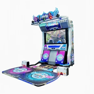 Kuliku Dance Magic 55 arcade game with 55-inch LCD display, motion sensing, and luxurious cabinet, size 110.6" × 86.6" × 90.6"