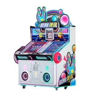 Kuliku Galactic Pinball kids prize machine with 15-grid marble gameplay, designed for family entertainment