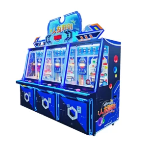 Kuliku Pitch Master arcade game, easy ball pushing gameplay, size 96 inches by 40 inches by 97 inches