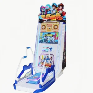 Kuliku Skateboard Pro arcade machine with photo capture, cooling fan, leaderboard, and 4-player network competition, size 182 × 105 × 248 cm (71.7 × 41.3 × 97.6 inches)