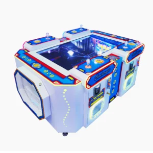 Kuliku Snake Frenzy kids arcade game with 4-player interactive snake gameplay, size 62" × 43" × 28"