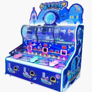 Kuliku Space Defender Water Ball Shooting Game | Colorful Lights and Prize Vending for Kids