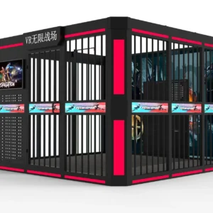 Kuliku 4-player battle VR simulator arcade machine with multiplayer interactive gameplay for entertainment centers and VR arcades