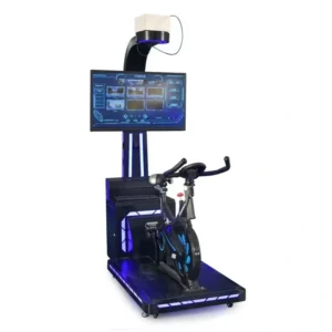 Kuliku Bicycle VR Simulator for immersive cycling experience with virtual reality motion for arcades, malls, and entertainment centers