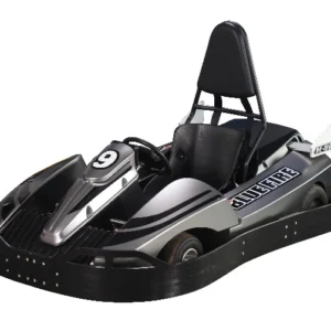 Kuliku Blue Fire Adult Go Kart – High-speed 60V electric ride-on for adults with hydraulic brakes, safety belt, remote control, speed display, electric key, and brake lights