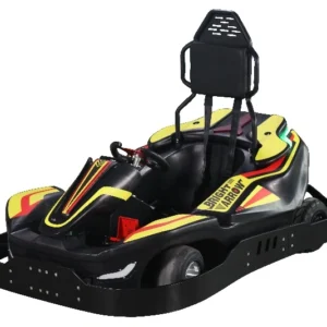 Kuliku Bright Arrow Go Kart 2024 NEW – High-speed 48V electric ride-on for teenagers and adults with hydraulic brakes, safety belt, speed display, and remote control