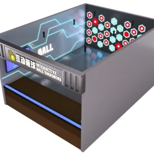 Kuliku bullseye shooter interactive target shooting simulator for indoor amusement centers with digital aiming and motion interaction