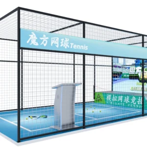 Kuliku Cube Tennis interactive digital game, complete equipment set, frame not included, designed for indoor entertainment centers and children’s activity zones