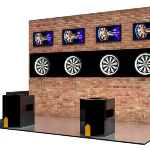 Kuliku Dart Machine 2-Player, interactive digital game, full set output, excluding decoration, designed for children and family entertainment centers