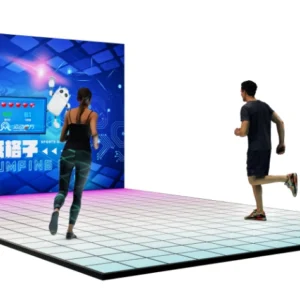 Kuliku Jumping Grid 30㎡, interactive digital game, full set output, frame not included, designed for children and family entertainment centers