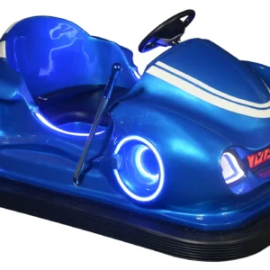 Kuliku Max Drift Bumper Car – Electric ride-on for 1 adult and 1 kid with quick-change lead-acid battery, smart safety belt, LED lights, sound effects, and pull-rod drifting control