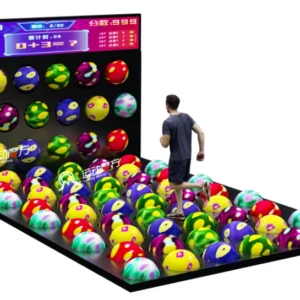 Kuliku Sports Ball Fun Castle with yoga ball wall and floor, interactive play system for children’s indoor playgrounds and family entertainment centers