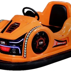 Kuliku Thor Bumper Car – Electric ride-on for 1 adult and 1 kid with quick-change lead-acid battery, smart safety belt, LED lights, sound effects, inflatable tires, and remote control