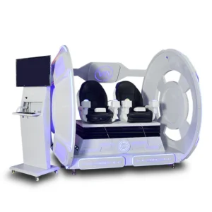 Kuliku Time-Space Shuttle VR Arcade Machine two player space simulator with immersive virtual reality experience