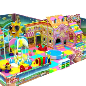 Commercial candy-themed indoor soft play, kids playground equipment for malls & kindergartens